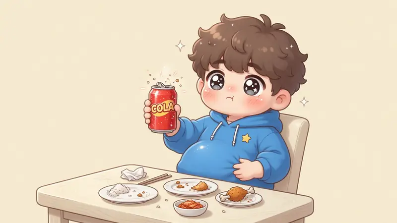 소화가 안 될 때 마시는 탄산음료는 소화 촉진에 도움이 될까?