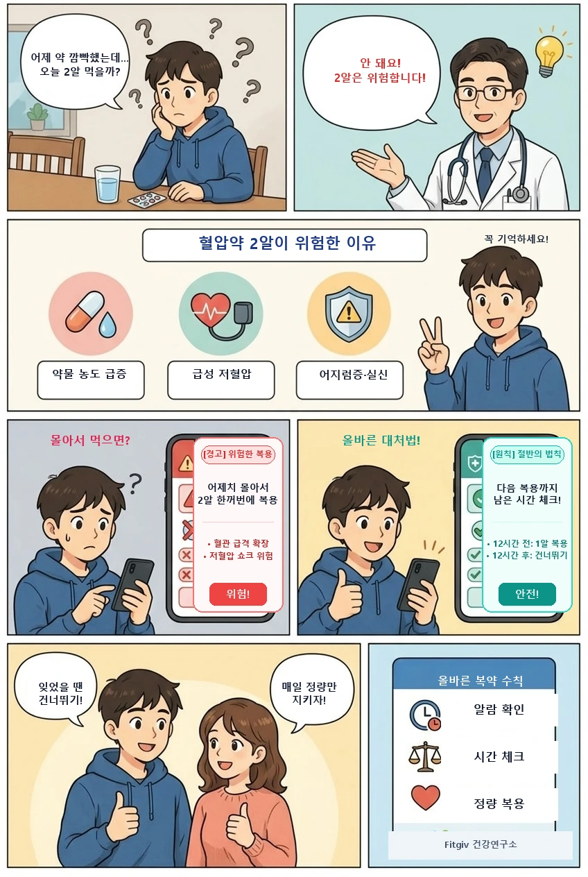 혈압약 더블 복용 미스터리: 2알의 유혹